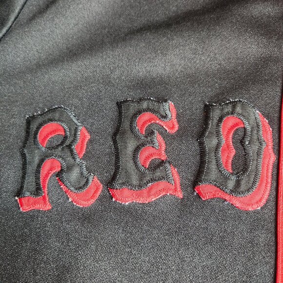MLB Boston Red Sox Black Jersey L/XL 48 Majestic - Picture 8 of 10